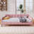 Upholstered Daybed with 4 Support Legs-1703039446-1703039445