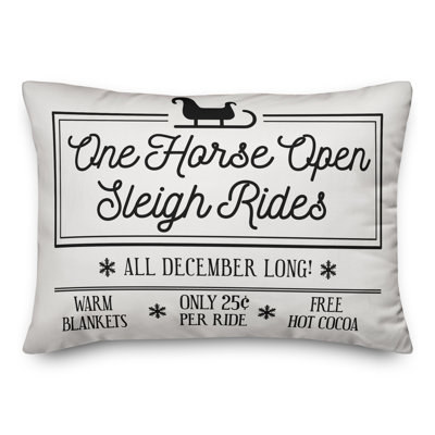  Coussin lombaire rectangulaire Sleigh Rides