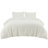 Bedsure King Size Comforter Sets - 3-Piece Double-Sided Fleece Fluffy Cream White Bedding, Cozy Striped Aesthetic for Modern & Guest Bedrooms, All-Season Luxury Home Decor-100517526-100517523