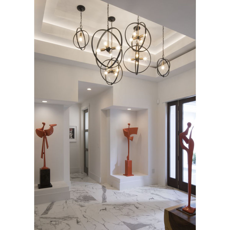 Luminaire sphère suspendu 1 lumières simple Josef