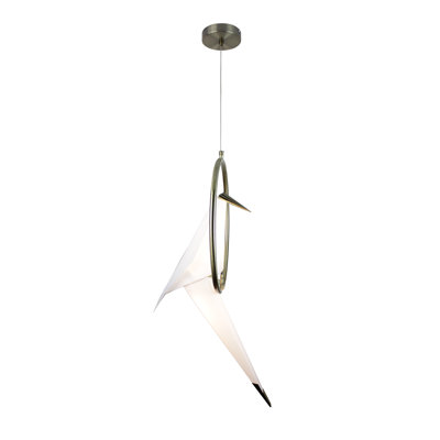 Luminaire suspendu géométrique 1 lumière à del uniques Gundelinda
