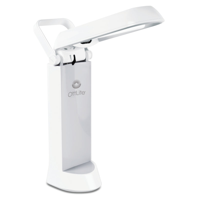 Lampe de bureau blanche 12 po