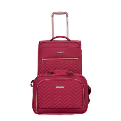 4-Piece Set (16/20/24/28) ,Softshell Suitcase Spinner Wheels Terylene Luggage Sets Carry On Suitcase  Luggage  Lightweight Durable Suitcase Red