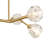 Altair 6-Light Linear Chandelier in Champagne Bronze