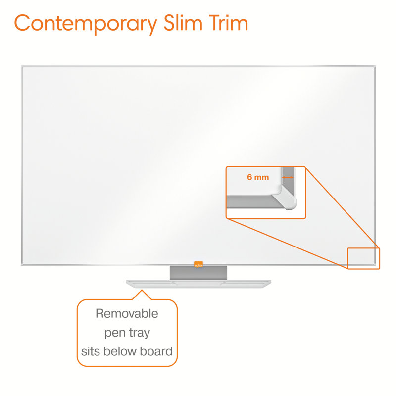 Wall Mounted Whiteboard, 69.80cm H x 122.9cm L