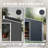 8 x 10 FT Garden Shed Storage Tool Shed with Sliding Doors, Dark Gray-114009778-114009772