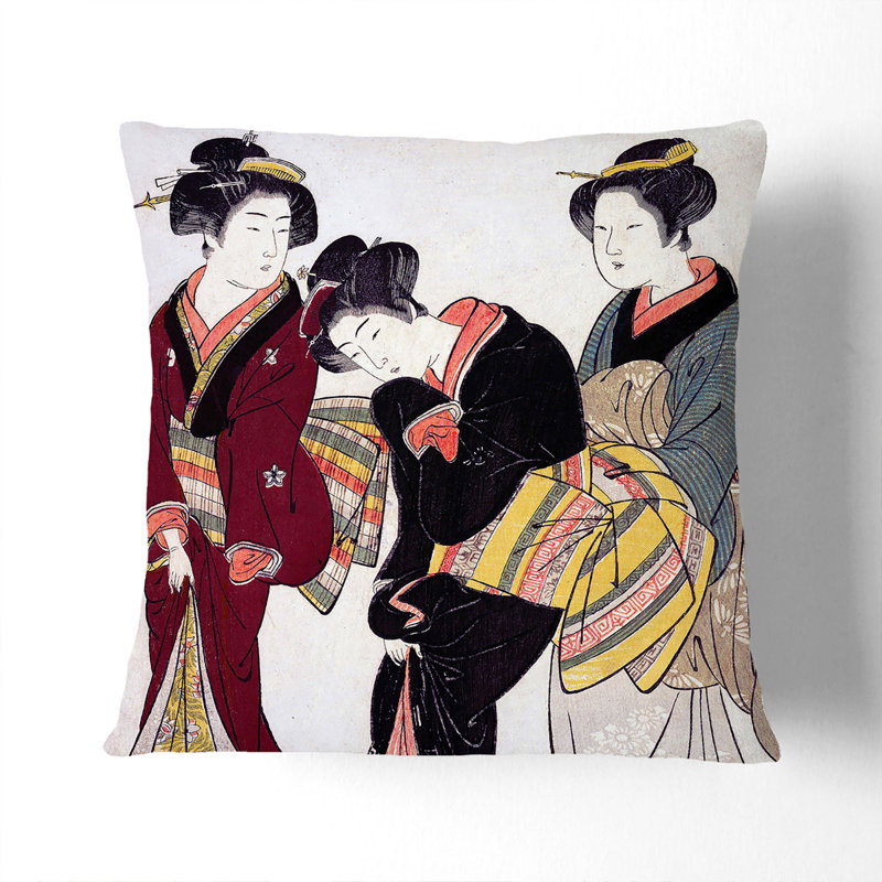 Square Throw Cushion, 40cm H x 40cm W x 15cm D