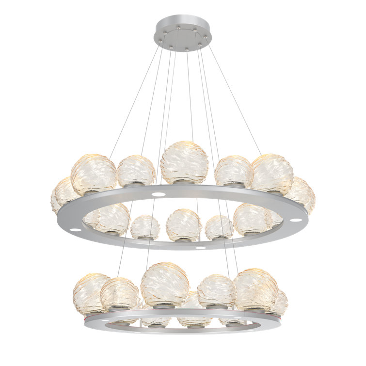 Gaia 28 - Light Dimmable LED Wagon Wheel Chandelier