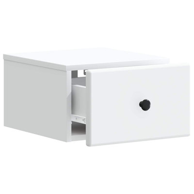 34.5cm W Engineered Wood Bedside Table