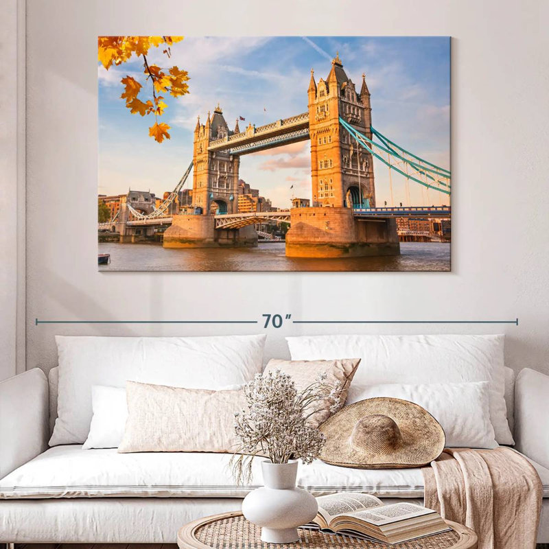 Nicci Tower Bridge en automne, H 34 po x l 51 po