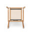 Chaises d'extérieur en filet beige: cadre solide pour le salon en bois 2 et siège confortable-975322427