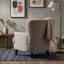 Fauteuil club Boucle avec pieds et accoudoirs