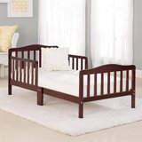 Buntine Toddler Solid Wood Convertible Bed by Harriet Bee