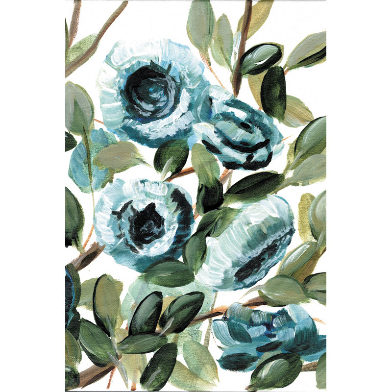 Farmhouse Blue Bush IV, H 18 po x l 12 po x P 1,25 po