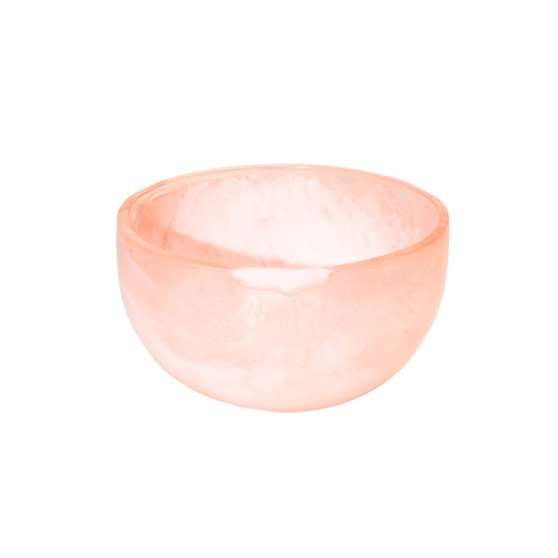 Bol à collation en résine Lucente, Rose