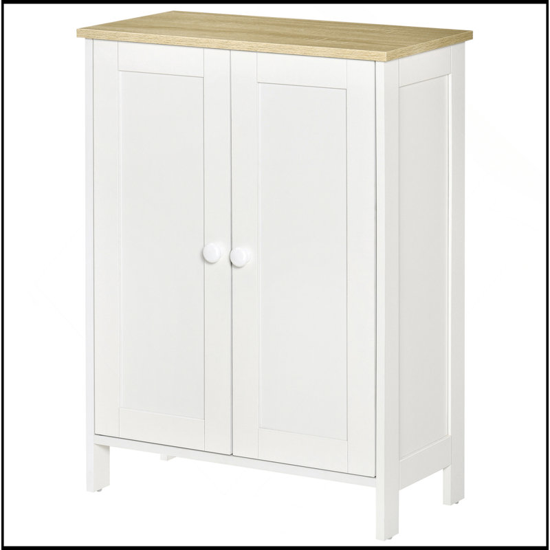 Armoire de rangement, buffet avec 2 tablettes réglables pour le salon, la chambre à coucher, armoire de rangement décorative pour la maison