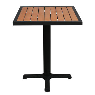 Table synthétique 24 po Sienna avec base noire 922