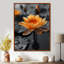 Blanc blanc, reflet de lotus photo III - Lotus, art mural, salon-1138412034-1138412057