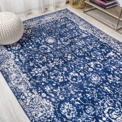 Soleiman Modern Persian Navy Rug