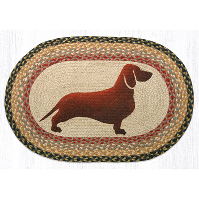 Tapis à imprimé teckel Osseo