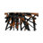 Cypress Natural Root Teak Wood Console Table