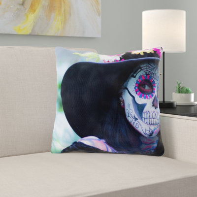 Day of the Dead Throw Pillow