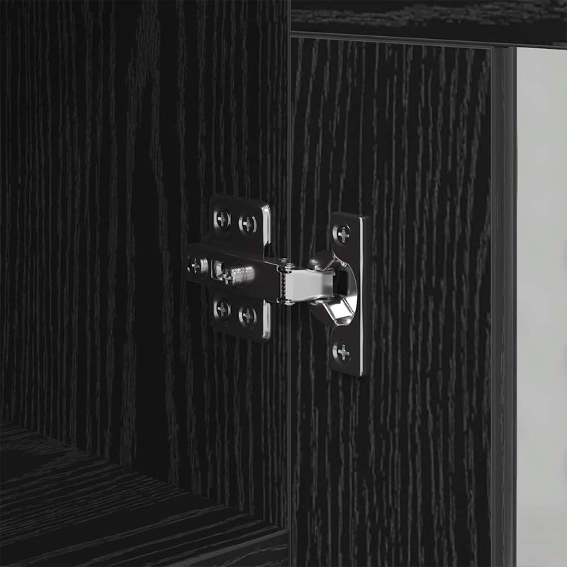 34.5cm Sideboard, Black Oak