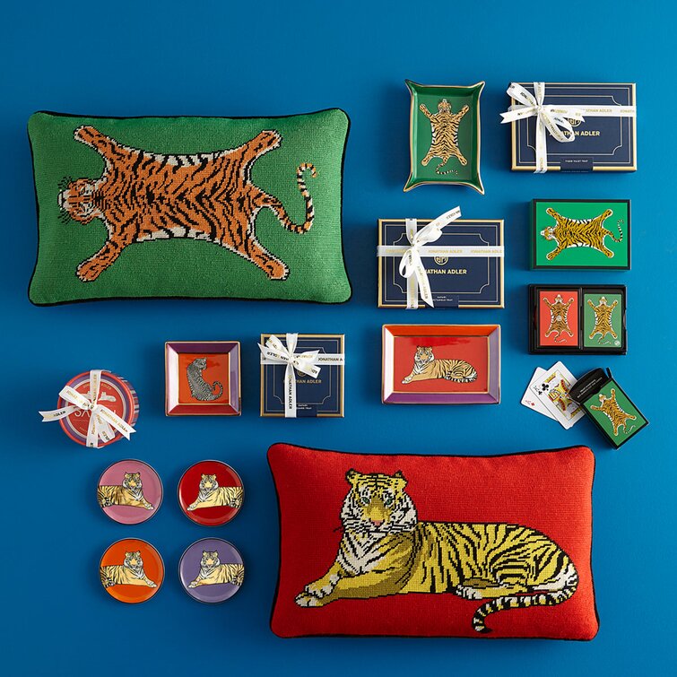 Safari Needlepoint Pillow