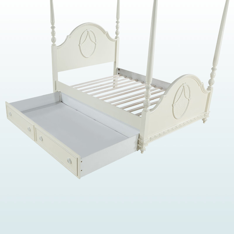 Lit gigogne simple Josie - ivoire