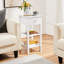 70cm H Manufactured Wood Bedside Table