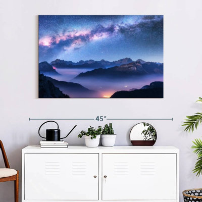Oberle Milky Way Above Misty Dolomites