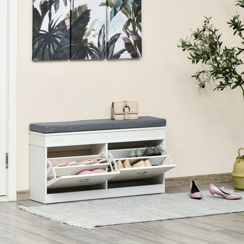 8 Pair Shoe Storage Bench
