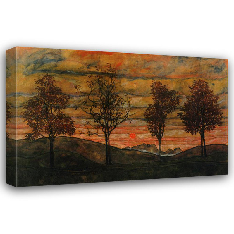 Four Trees, 16" H x 24" W