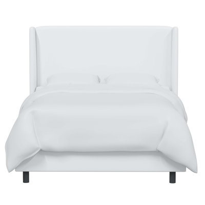 Tilly Linen Upholstered Wingback Bed