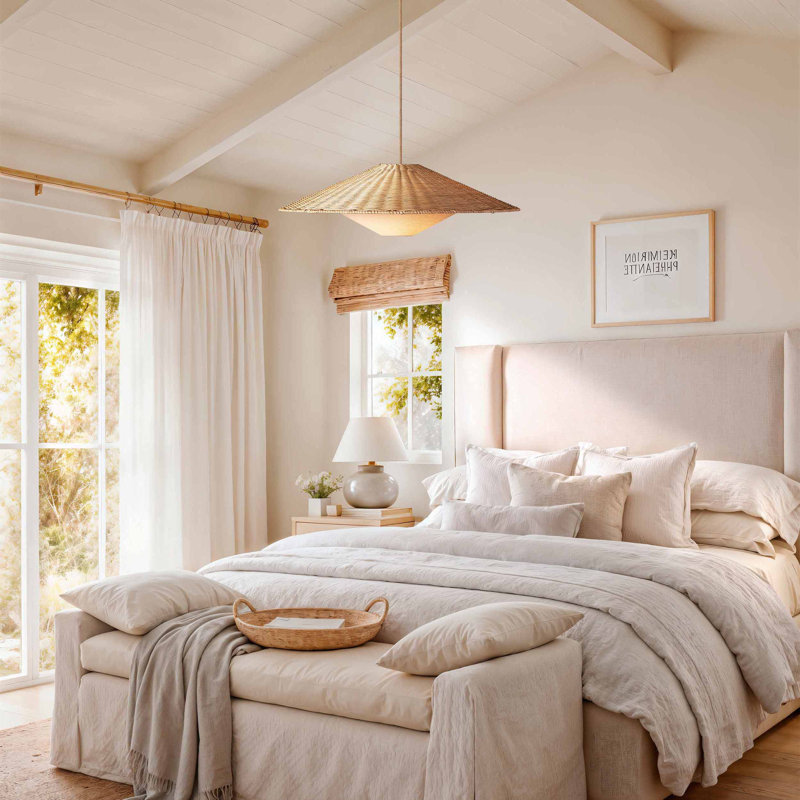Luminaire suspendu en rotin Sunny Natural