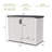 4 Ft. W X 2 Ft. D Outdoor Resin Horizontal Storage Shed-109026526