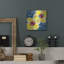«Yellow Poppies On Blue» par Linda Woods-1515744992