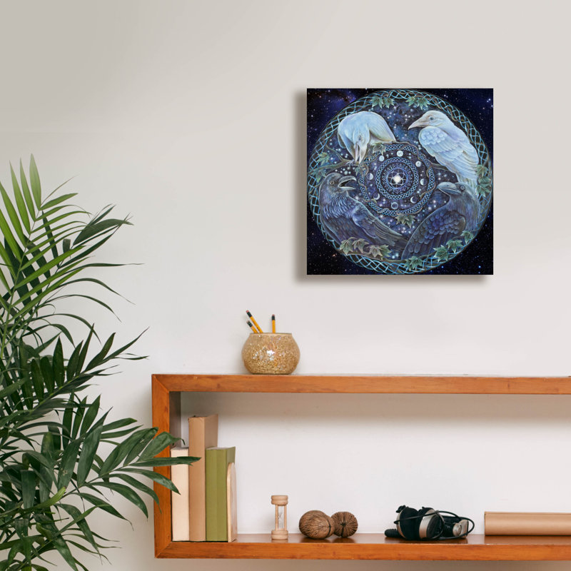  «Shadow and Light» par Verena Wild, art mural sur toile, H 12 po x l 12 po