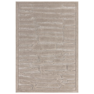 Lucil Geometric Beige/Natural Area Rug