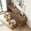 Bureaux rectangulaires simples modernes en bois massif-658363690