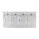 Halifax Botolph Bottom Part - Buffet Hutch Unit With 4 Glass Doors