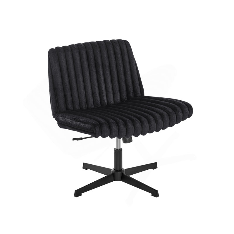 Chaise de coiffeuse Blynn, Noir