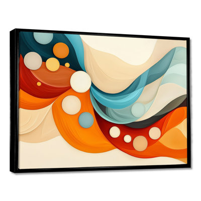 «Ink Splash Of Mid Century Ink I», reproduction sur toile à l'encre liquide abstraite