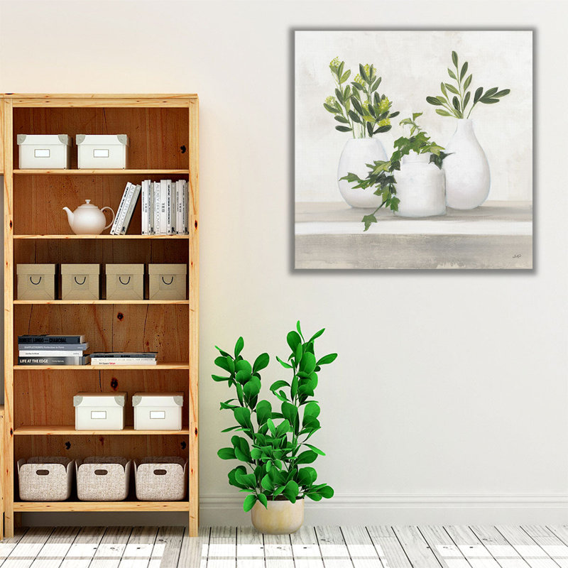 «Plant Life II», reproduction d'art sur toile, H 12 po x l 12 po