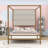  Metal Canopy Bed with Upholstered Headboard-1703354561-1703354563