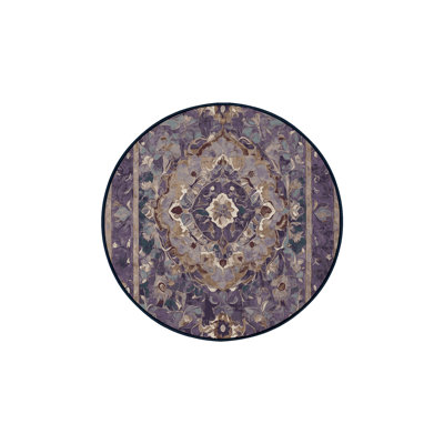 Machine Washable Purple Area Rug