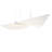 Seraph 1 Light 59" Chandelier in White