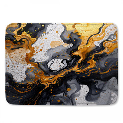 Tapis de bain abstrait