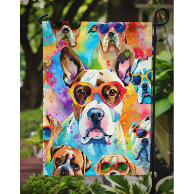 Drapeau de jardin Hippie Dawg