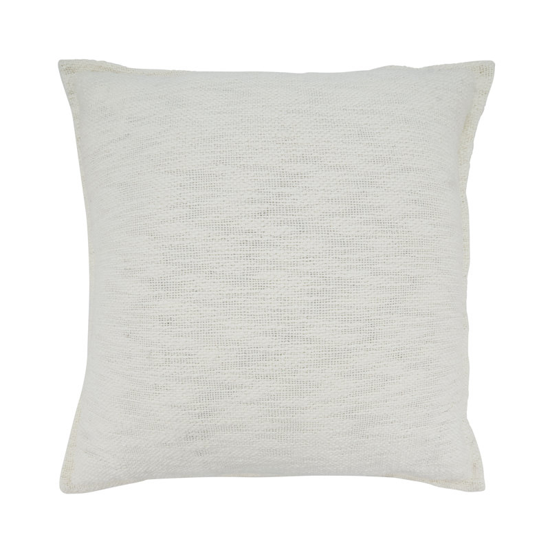 Textured Elegance Flange Throw Pillow Cover